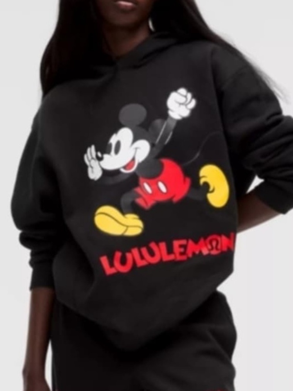 Lululemon X Disney Mickey Mouse Pullover Hoodie Size XS